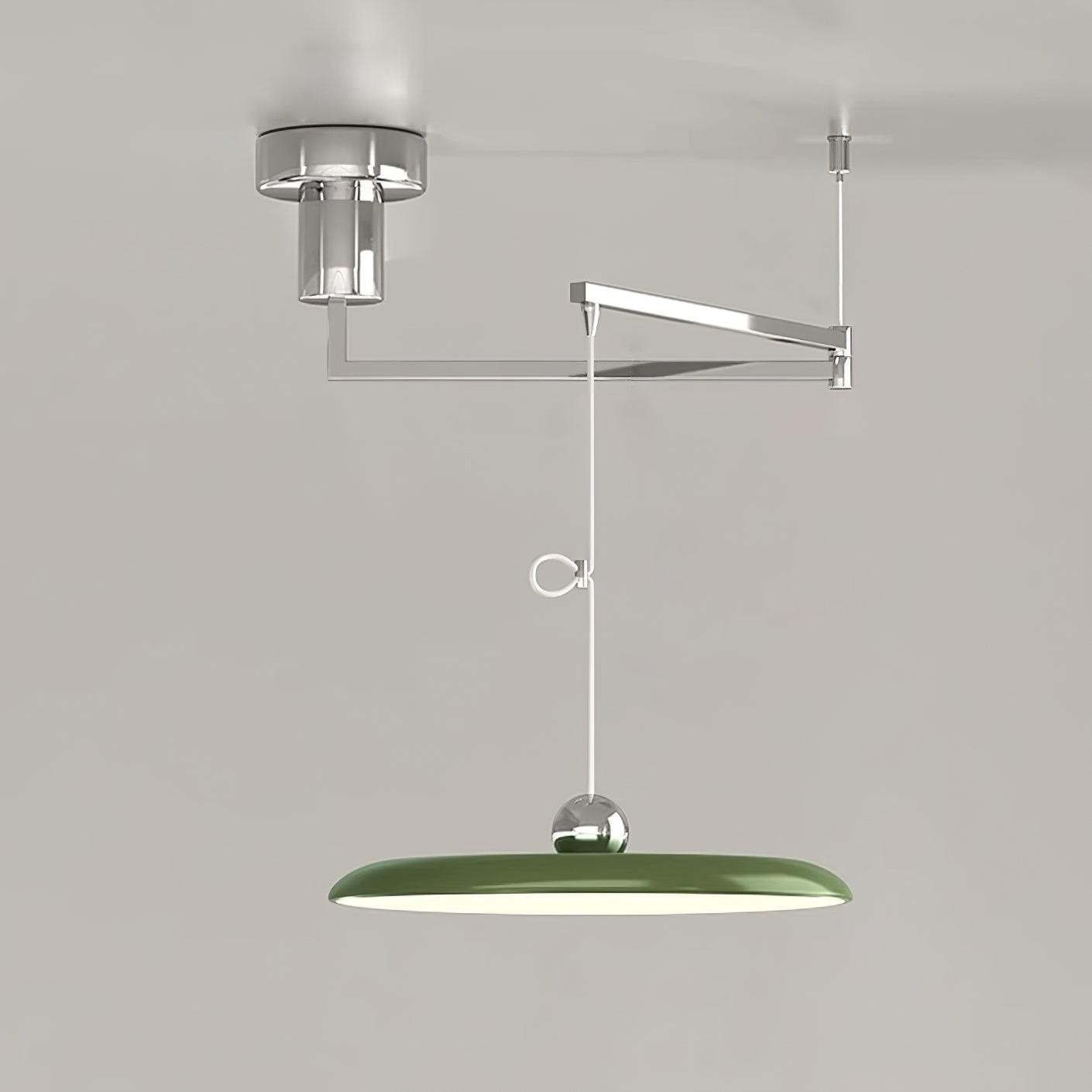Simple Modern Adjustable Swing Arm Disc Pendant Lamp M11