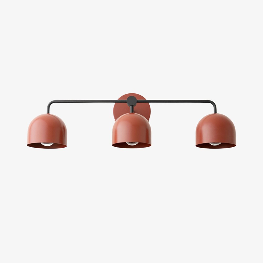 Metio Dome Farmhouse Wall Lamp - Metal Bathroom Mirror Sconce Light T450