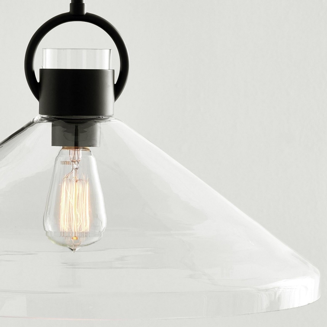 Orvessa Cone Shape Pendant Light – Contemporary Style Fixture for Kitchen or Lounge T1182