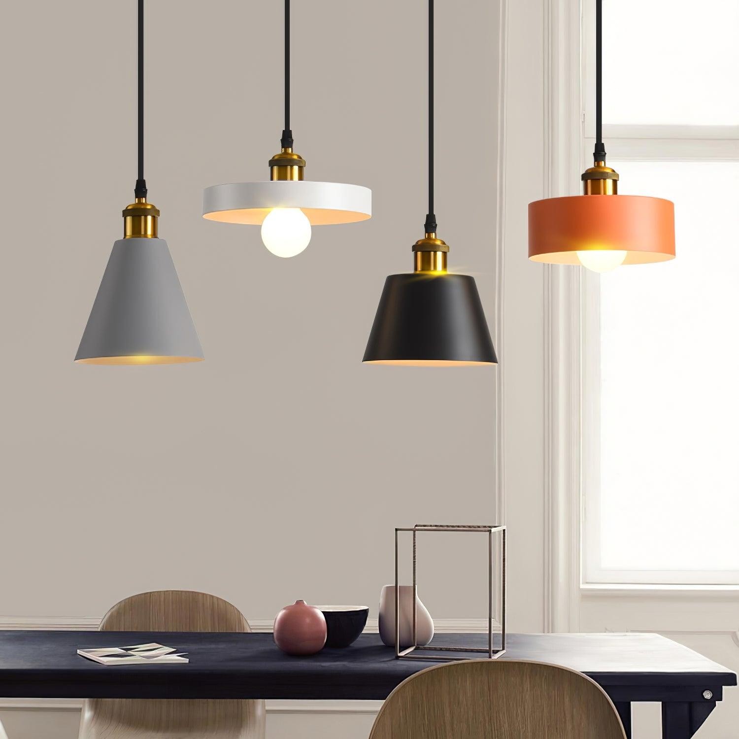 Modern Resin Geometric Pendant Lamp M326