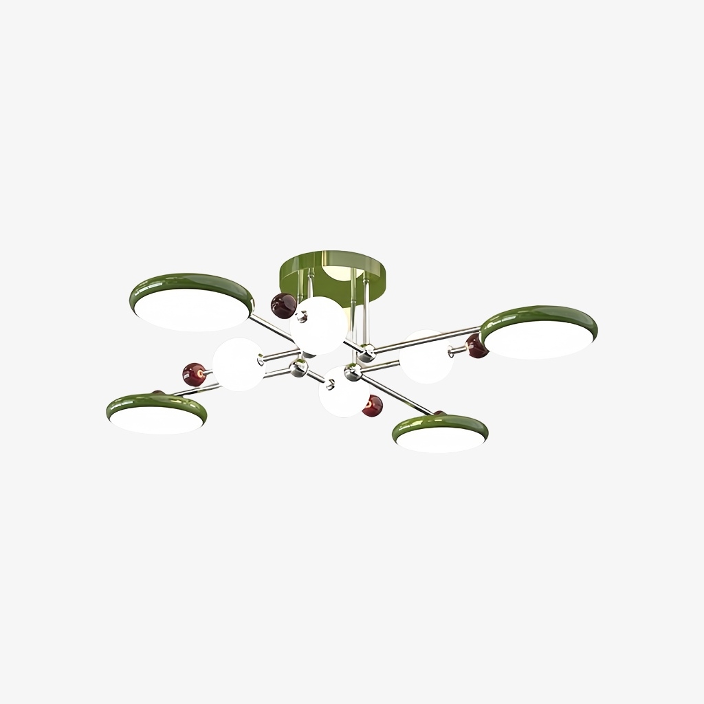 Bauhaus Style LED Ceiling Lamp - Branch Design for Living Room S390