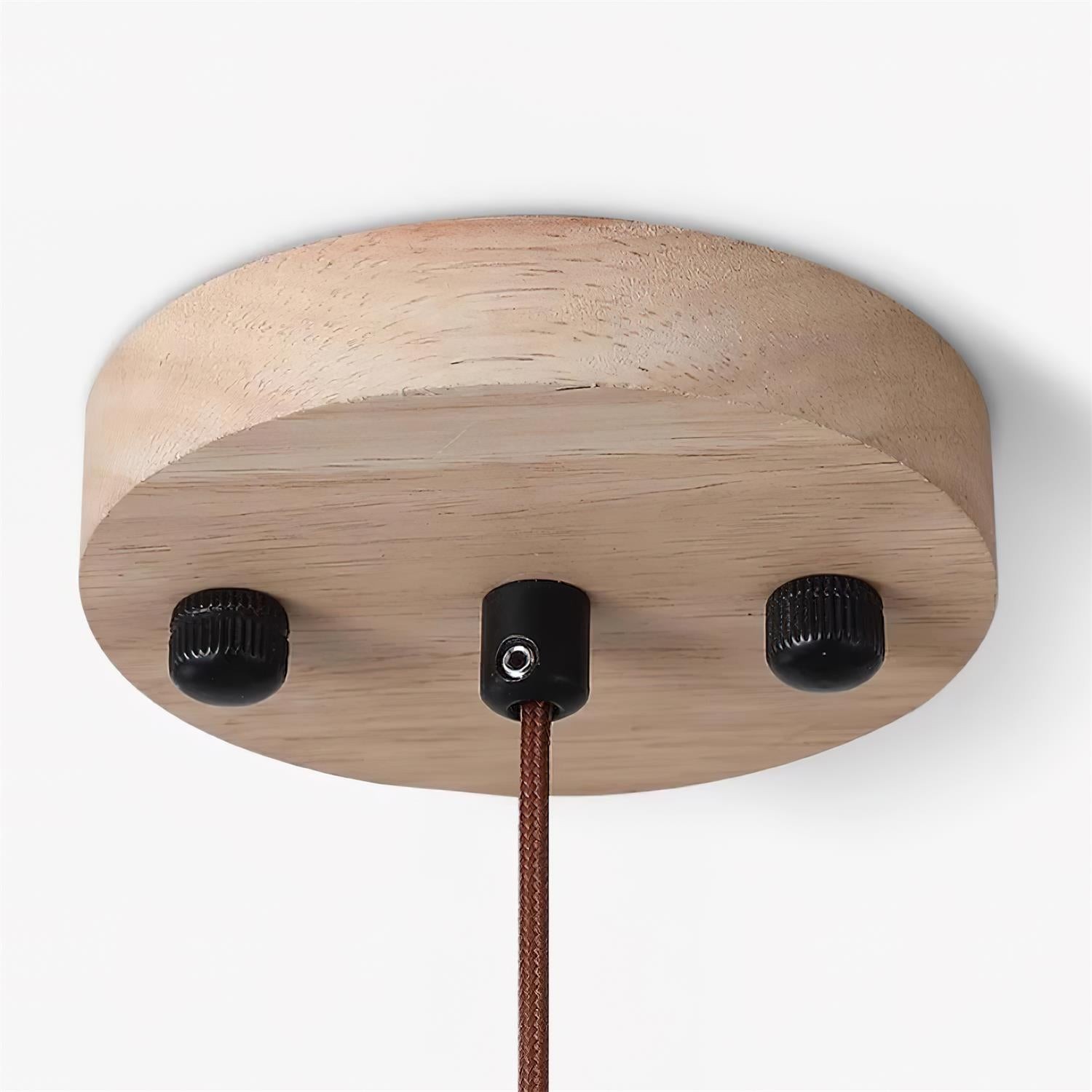 Natural Stone Disc Pendant Light  -  Wooden for Island Ambient Lighting M139
