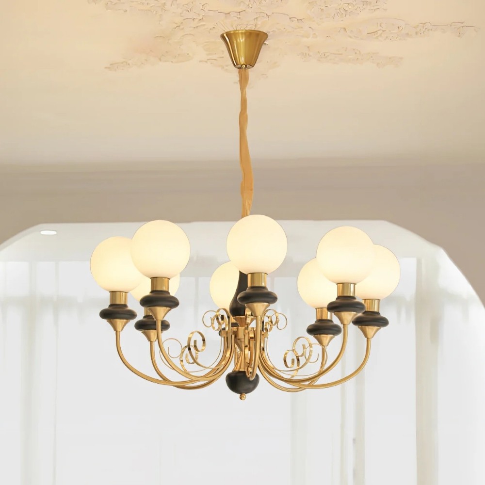 Modern Chandelier with Graceful Silhouette for Ambient Light S219