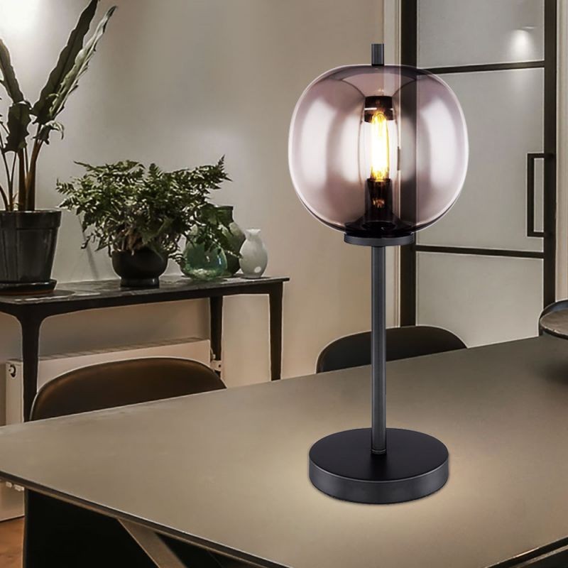Multiple Style Glass Blacky Table Lamp