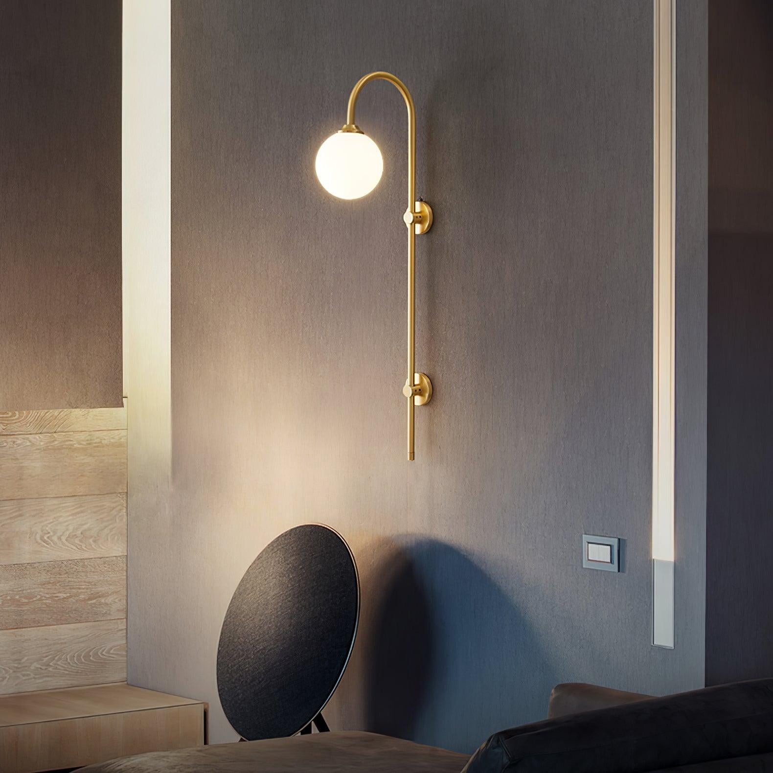 Globe Brass Wall Sconce M451