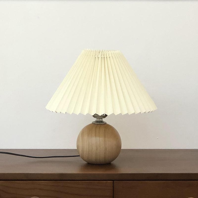 Modern Pleated Table Lamp Beside Lamp