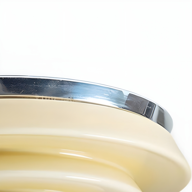 Mallew Flush Mount Ceiling Light - Layered Wave Silhouette Vintage Style Lamp for Indoor Use T1109