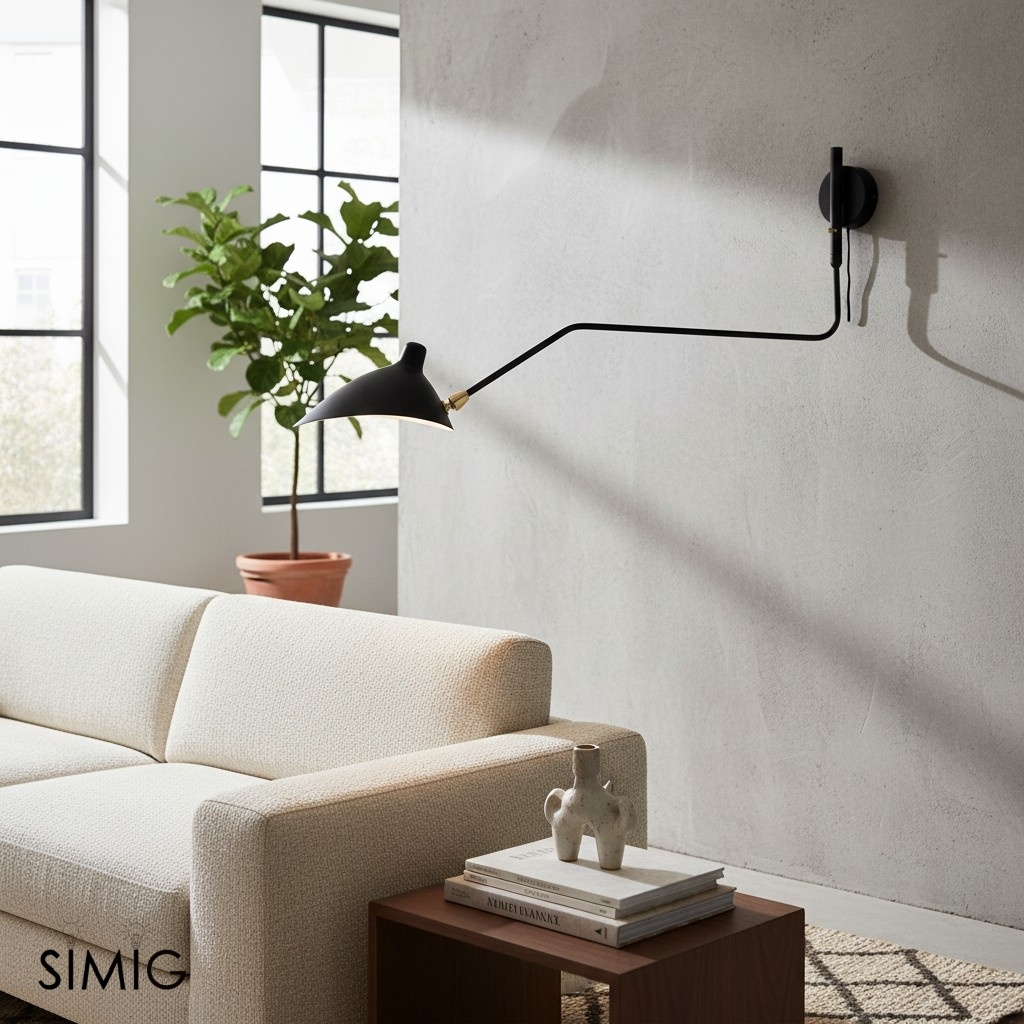 Arclume Modern Wall Light - Modern Adjustable Sconce for Living Room