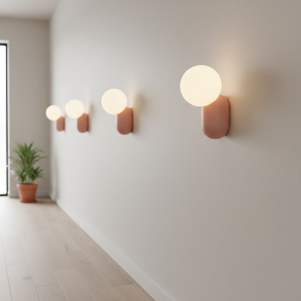 Luma Nordic Glass Orb Wall Light T2008