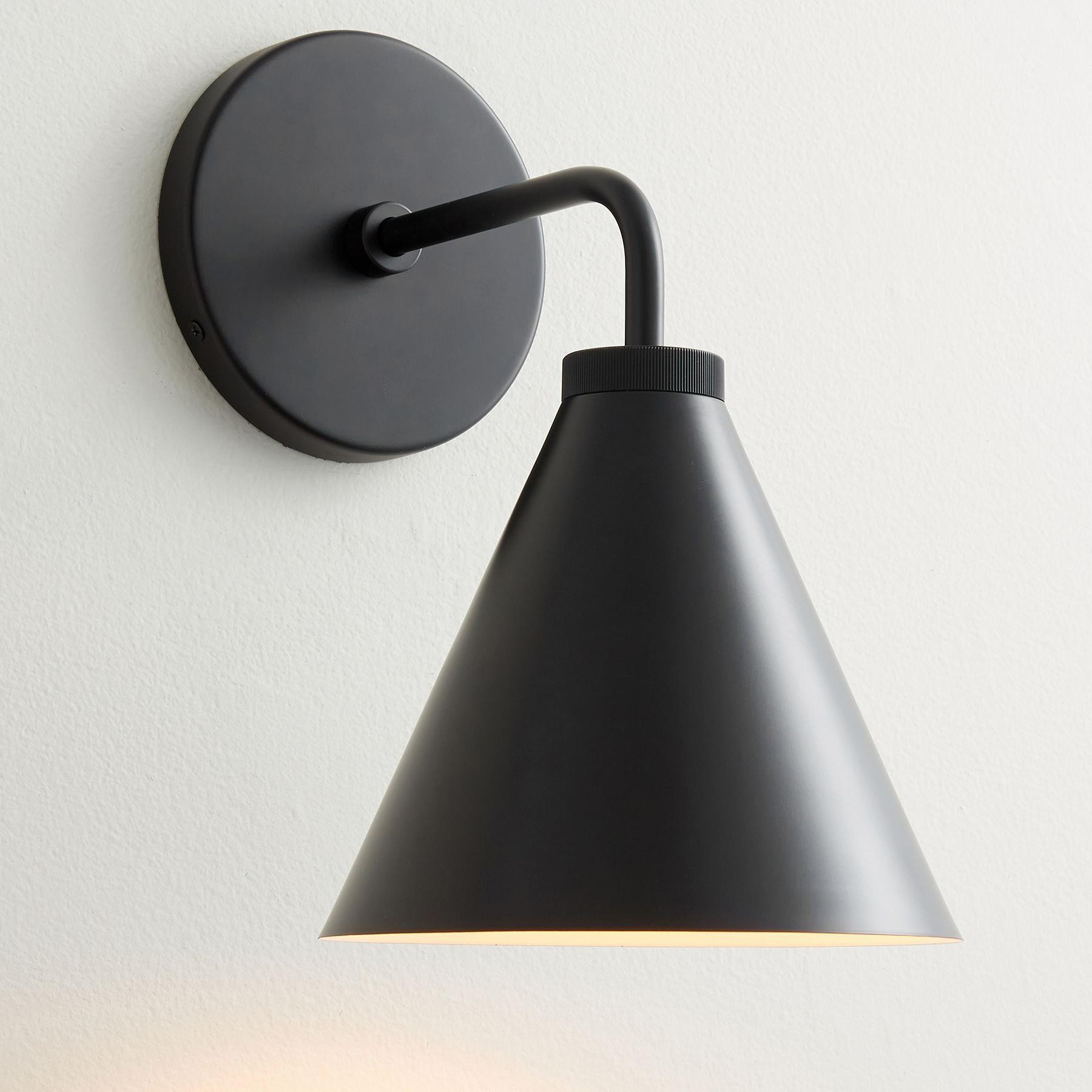 Retro Metal Cone Tapered Sconce Light G34