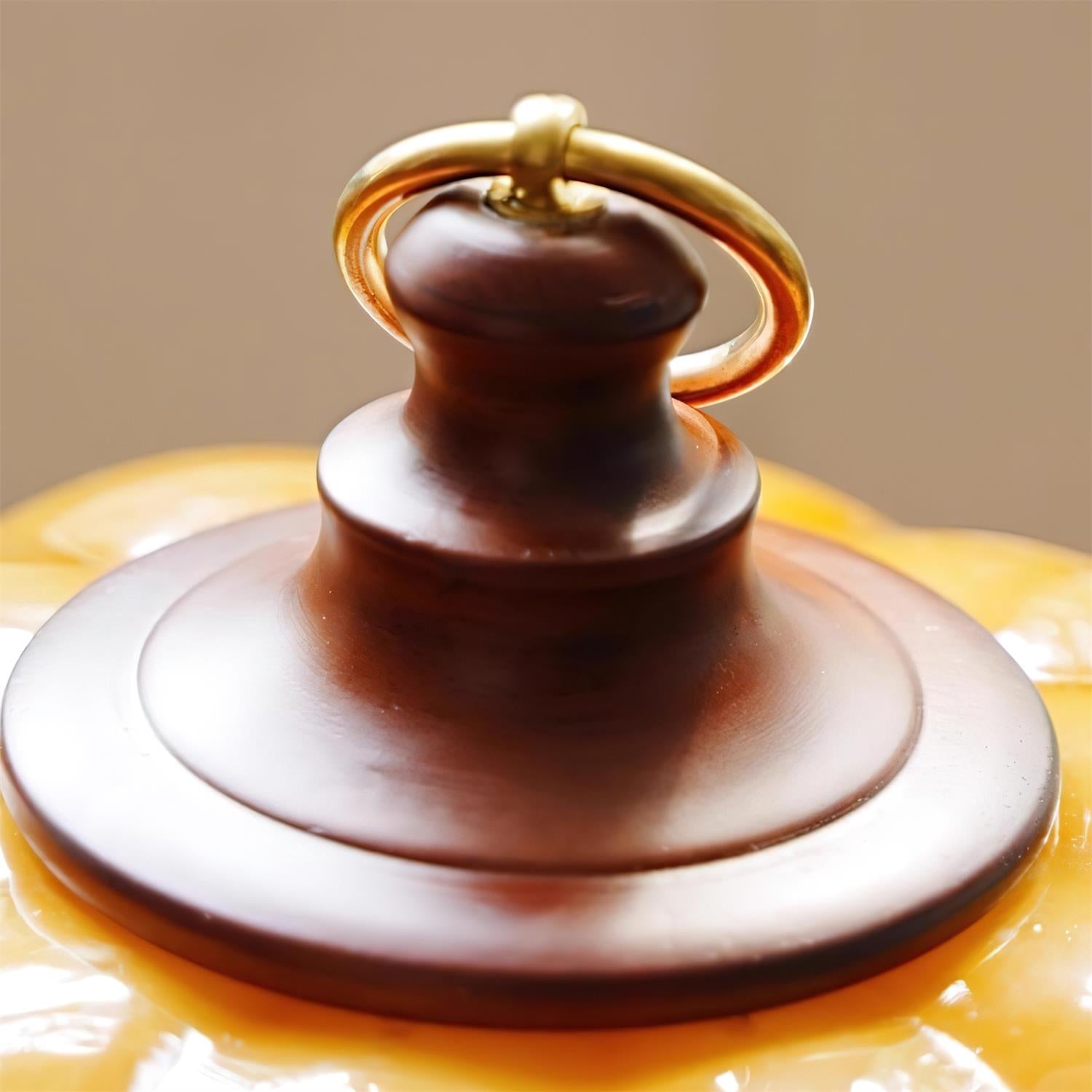 Pumpkin Glass Table Lamp T1374