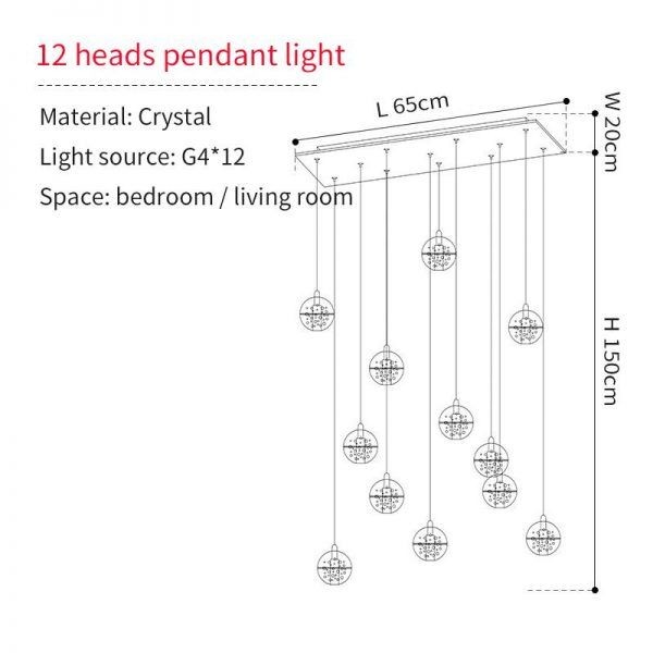 Crystal Pendant Light
