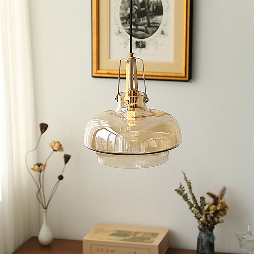 Modern Unique Shaped Fish Tank Glass Pendant Light T166