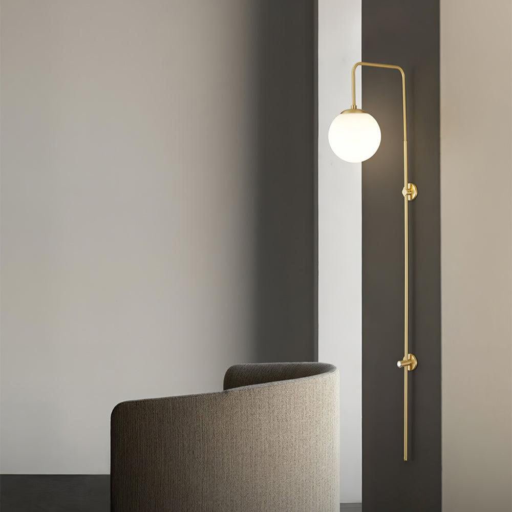 Globe Brass Wall Sconce M451