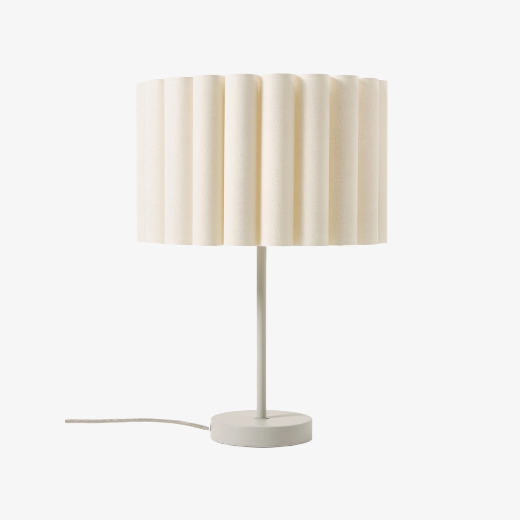 Velura Table Lamp - Beige Linen Shade in Light Beige T1067