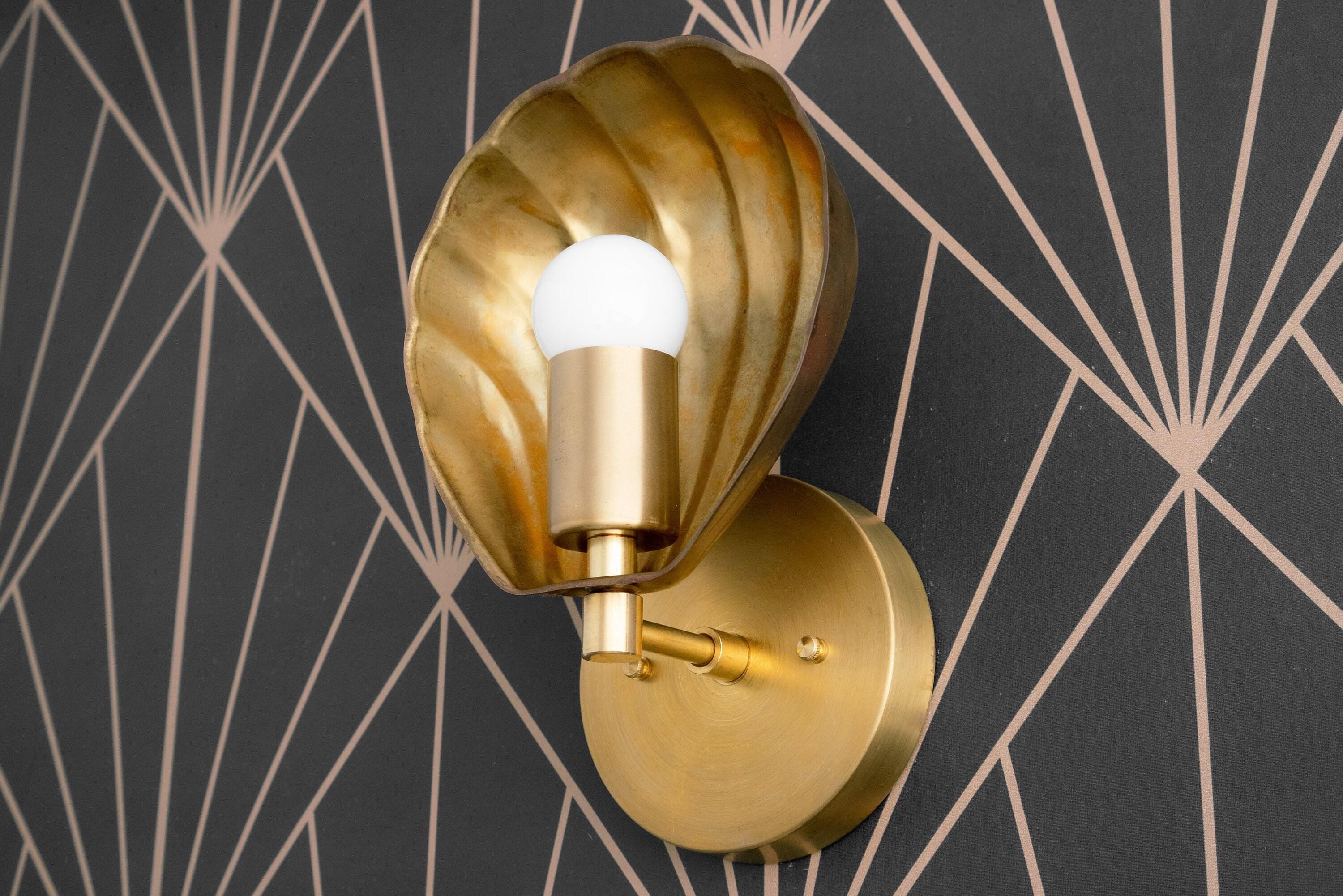 Ornato Luxe Deco Brass Wall Light - Multiple Finishes Available T356