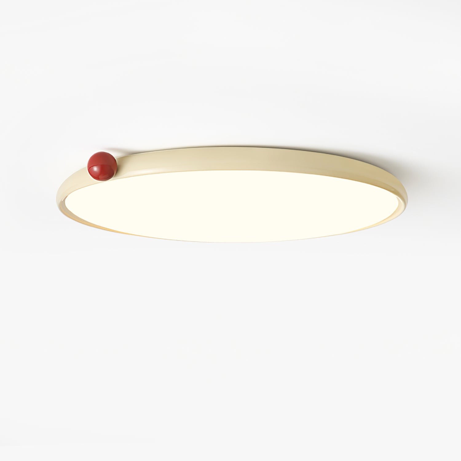 Minimalist Disc Cream Style Ultra-thin Ceiling Lamp M440