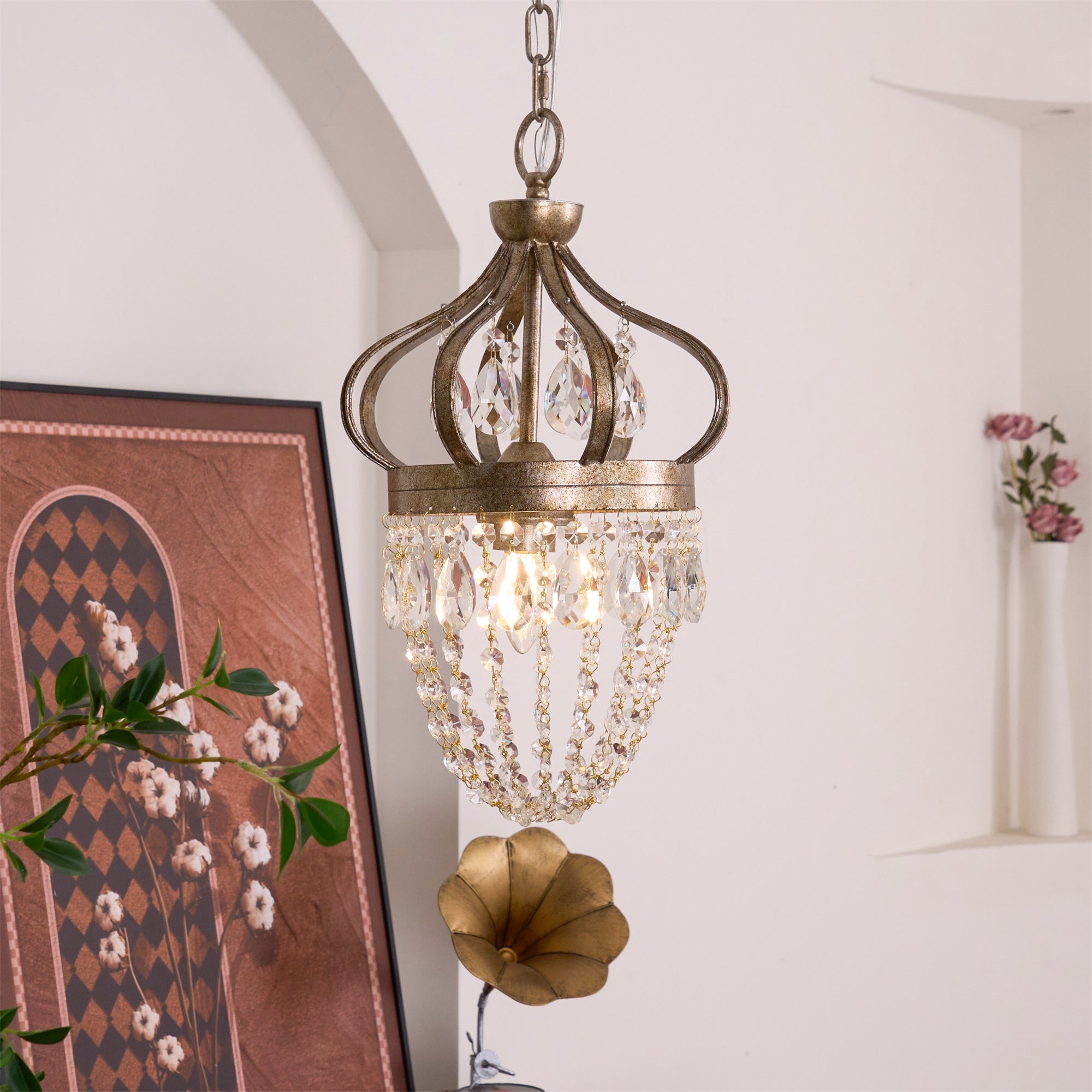 Abella Tear Drop Chandelier T1741