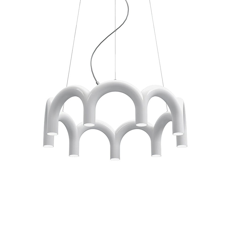 Contemporary M Shaped Circle Chandelier with Elegant Design for Home S367