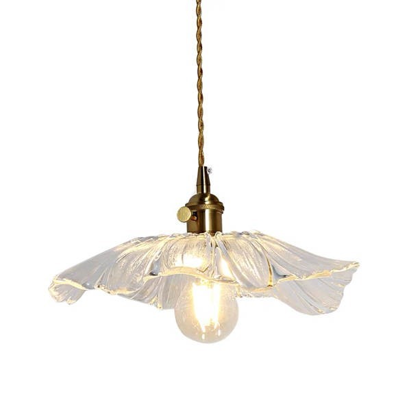 Tiffany Lotus Glass Pendant Light for Living Room S08