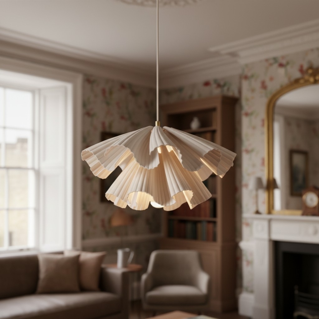 Elora Plastic Pendant Lamp - Lightweight Modern Design for Bedrooms or Living Rooms T801