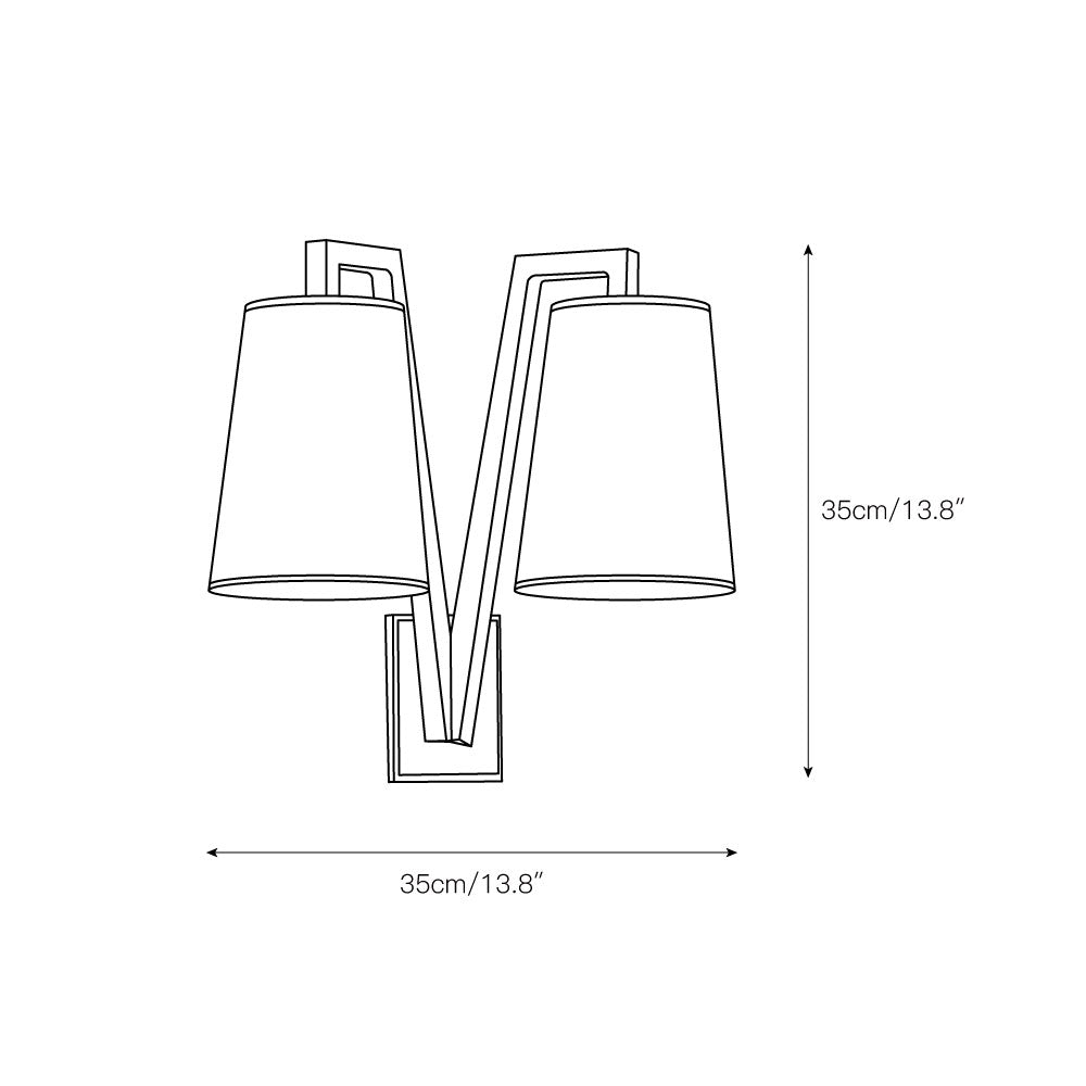 Lena Double Wall Lamp T1843