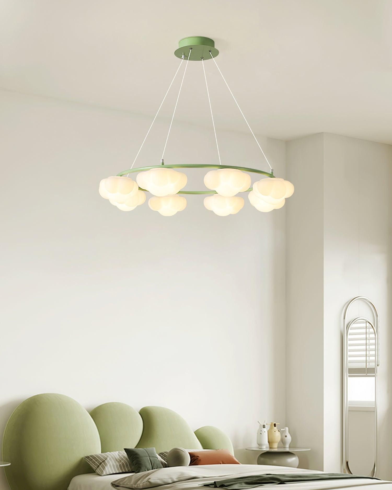 Cream Style Creative Personality Clouds Chandelier M221
