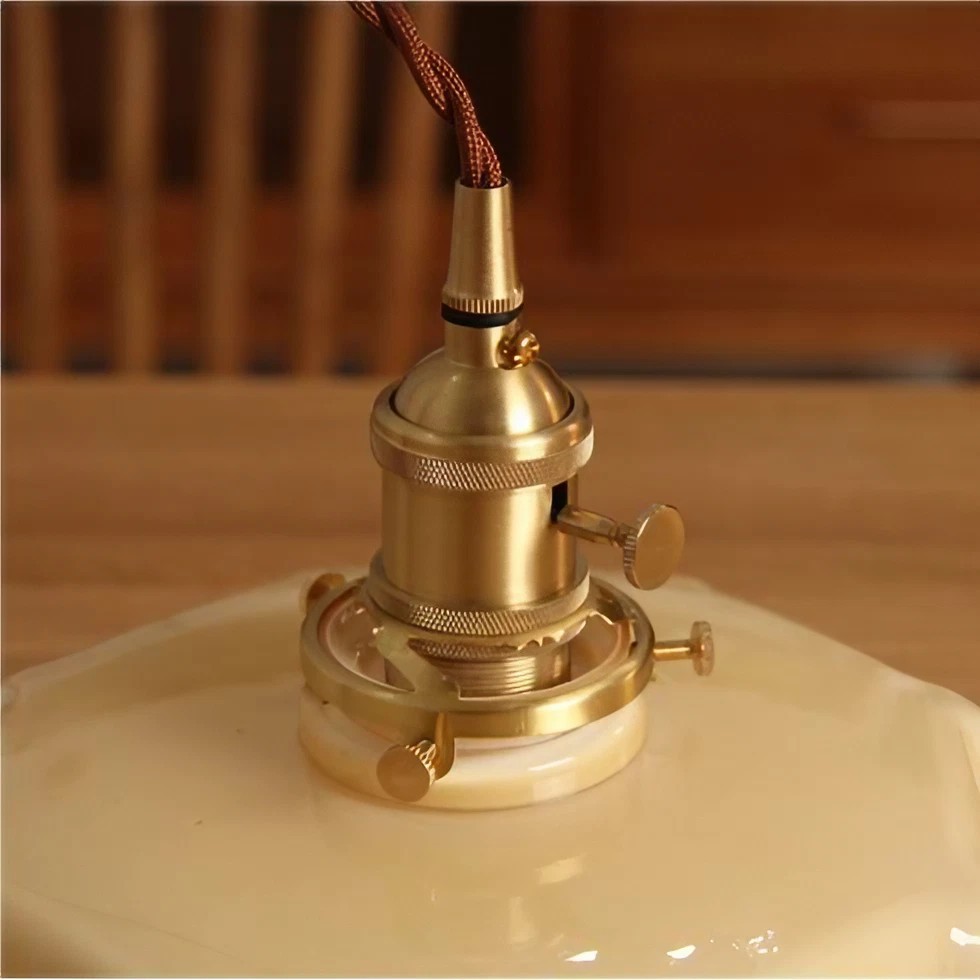 Retro Minimalist Glass Pendant Light