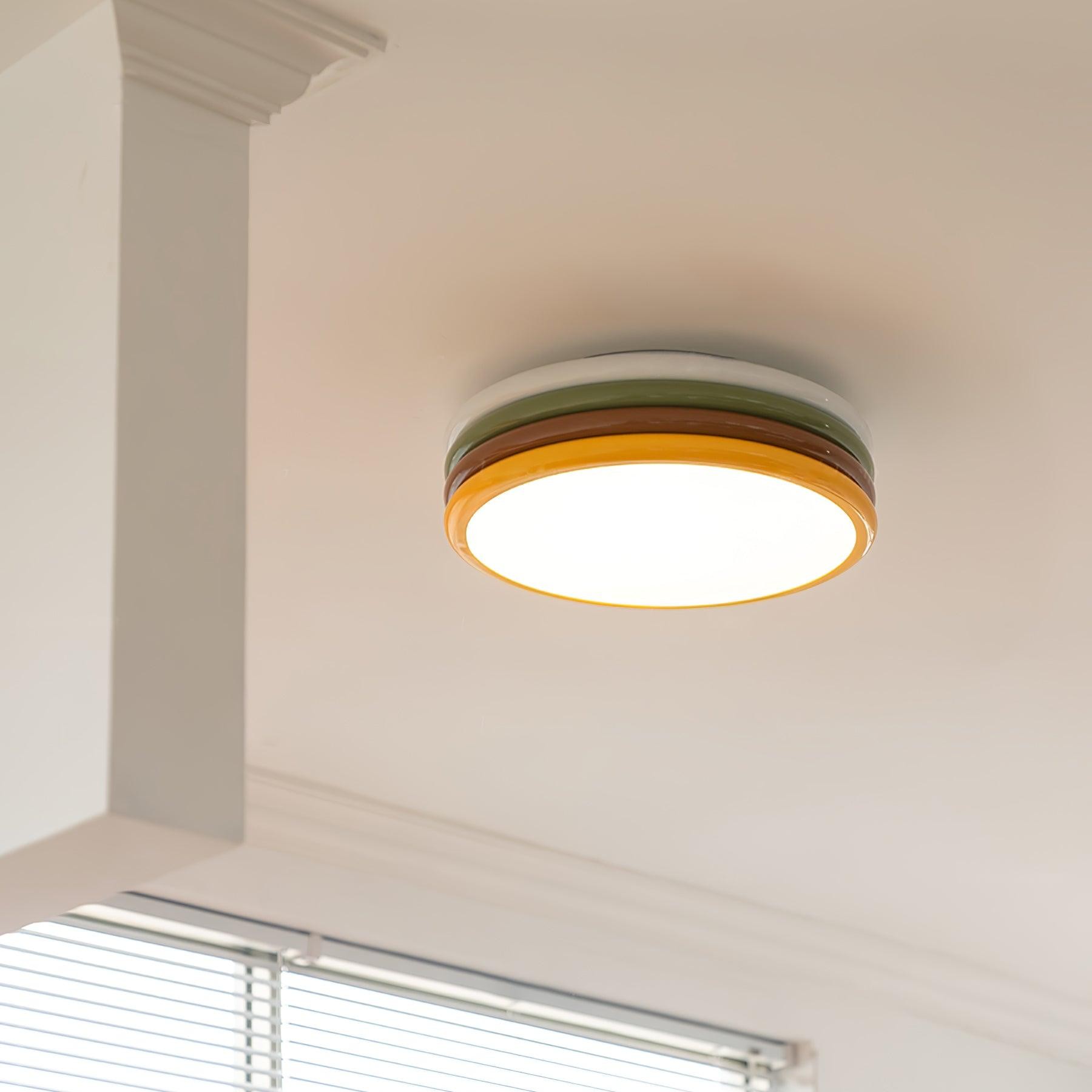 Scandinavian Simple Colorful Acrylic Ceiling Lamp For Bedroom M377