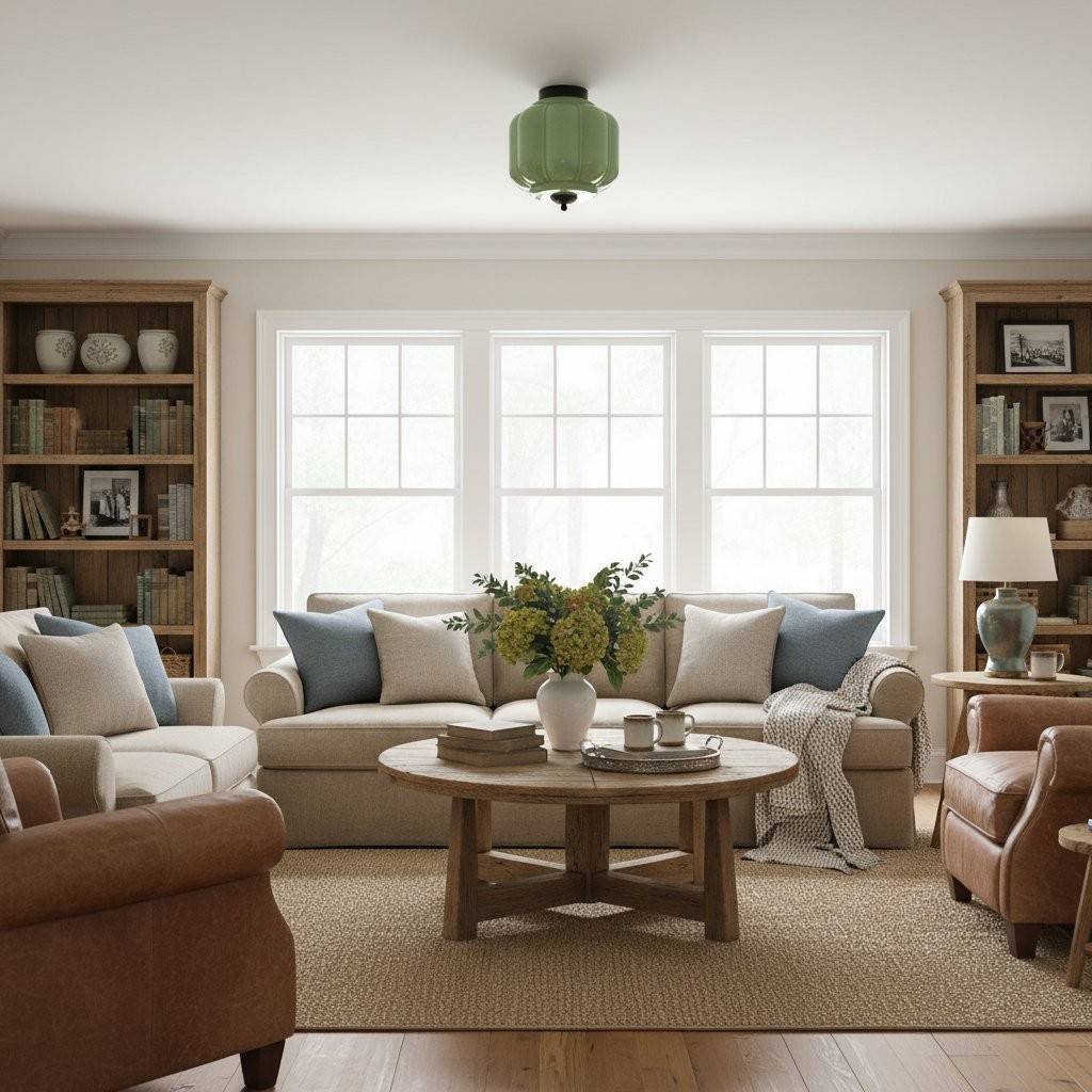 Eloise Lantern Style Semi Flush Light - Classic Charm for Interiors T287