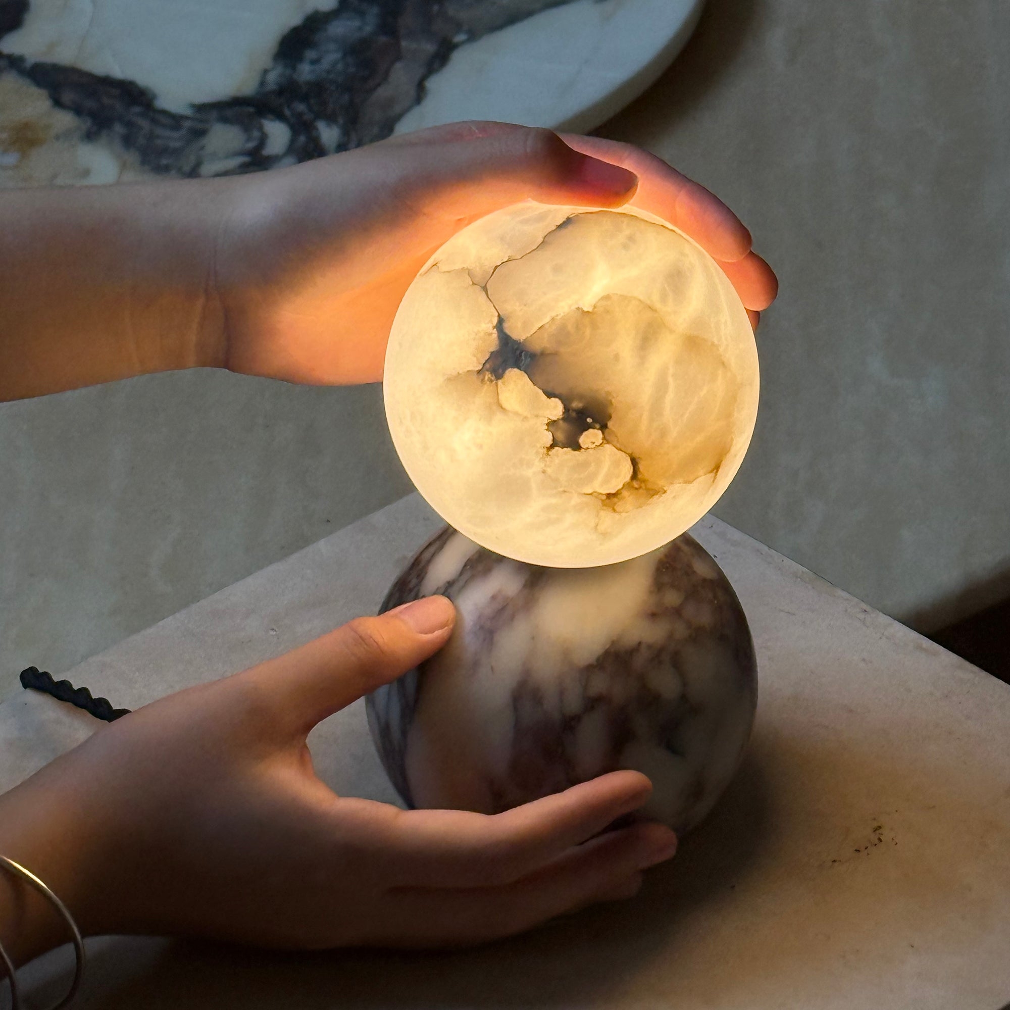 Lucide Marble Table Lamp T1891