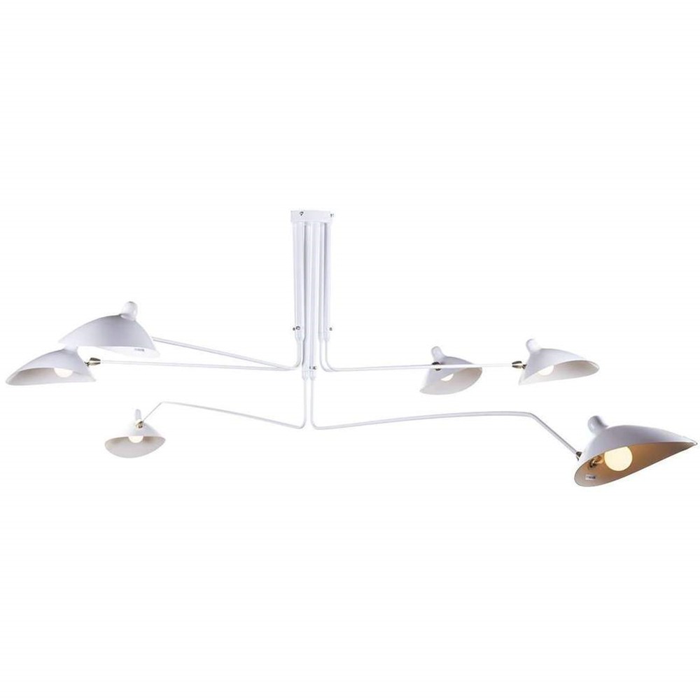 Arclume Arc Ceiling Lamp - Mid Century Multi Arm Light for Living Room