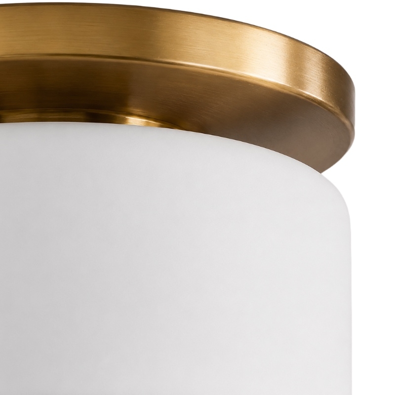 Cerova Elegant Round Porcelain Flush Mount Ceiling Light G86