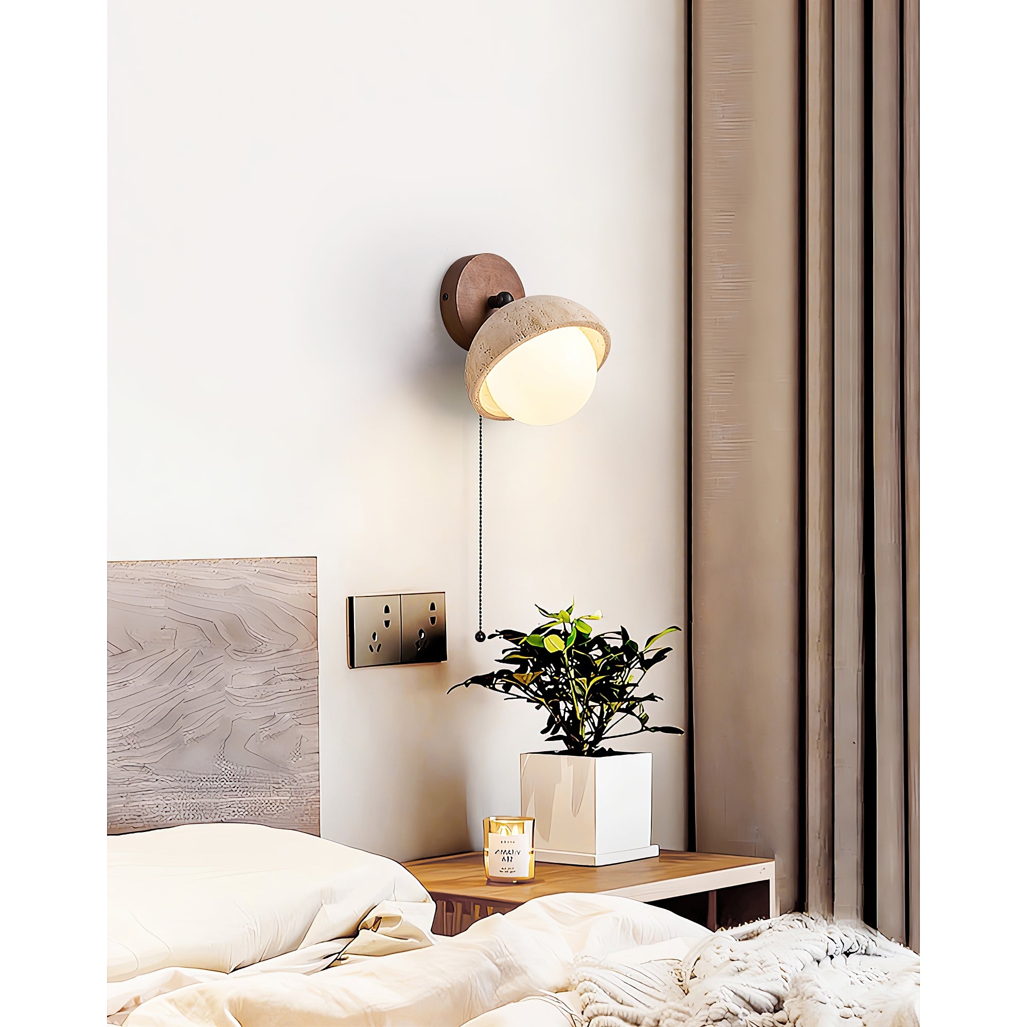 Ollina Travertine Wall Lamp T1908