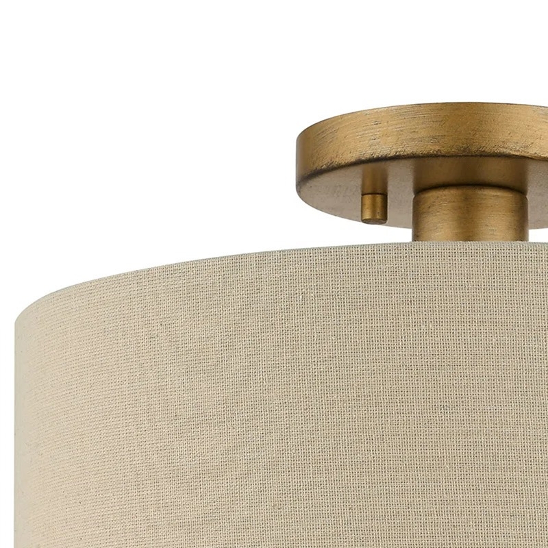 Lumeris Elegant Linen Blend Design Ceiling Light with Modern Style for Living Room T1224
