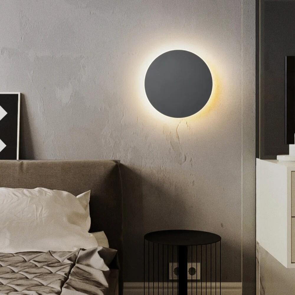 Modern Nordic Round Aluminum Minimalist LED Wall Light T1991