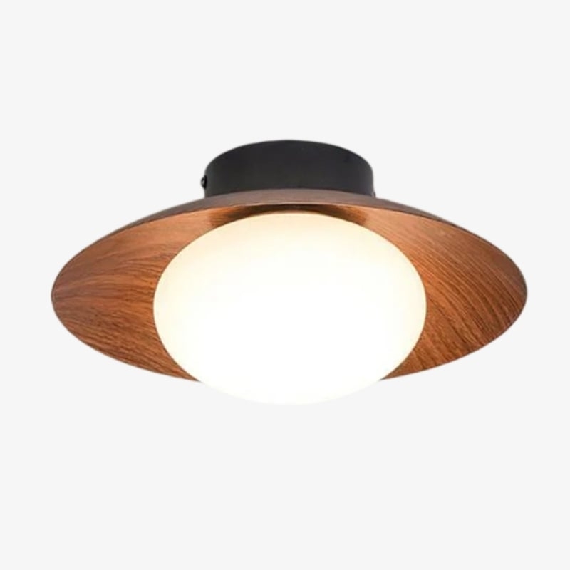 Oribela Globe Ceiling Light - Sculptural Modern Flush Mount for Kitchen T508
