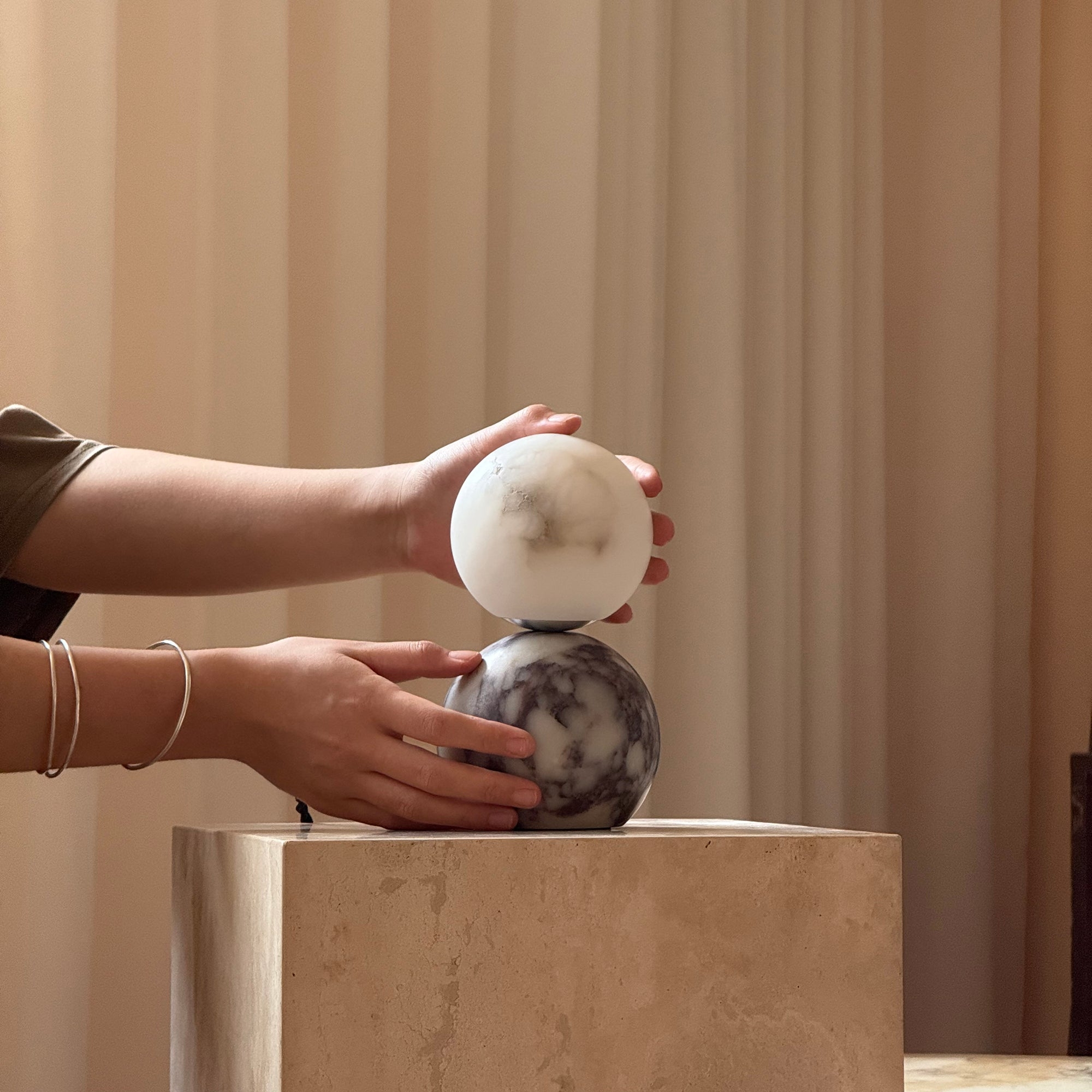 Lucide Marble Table Lamp T1891