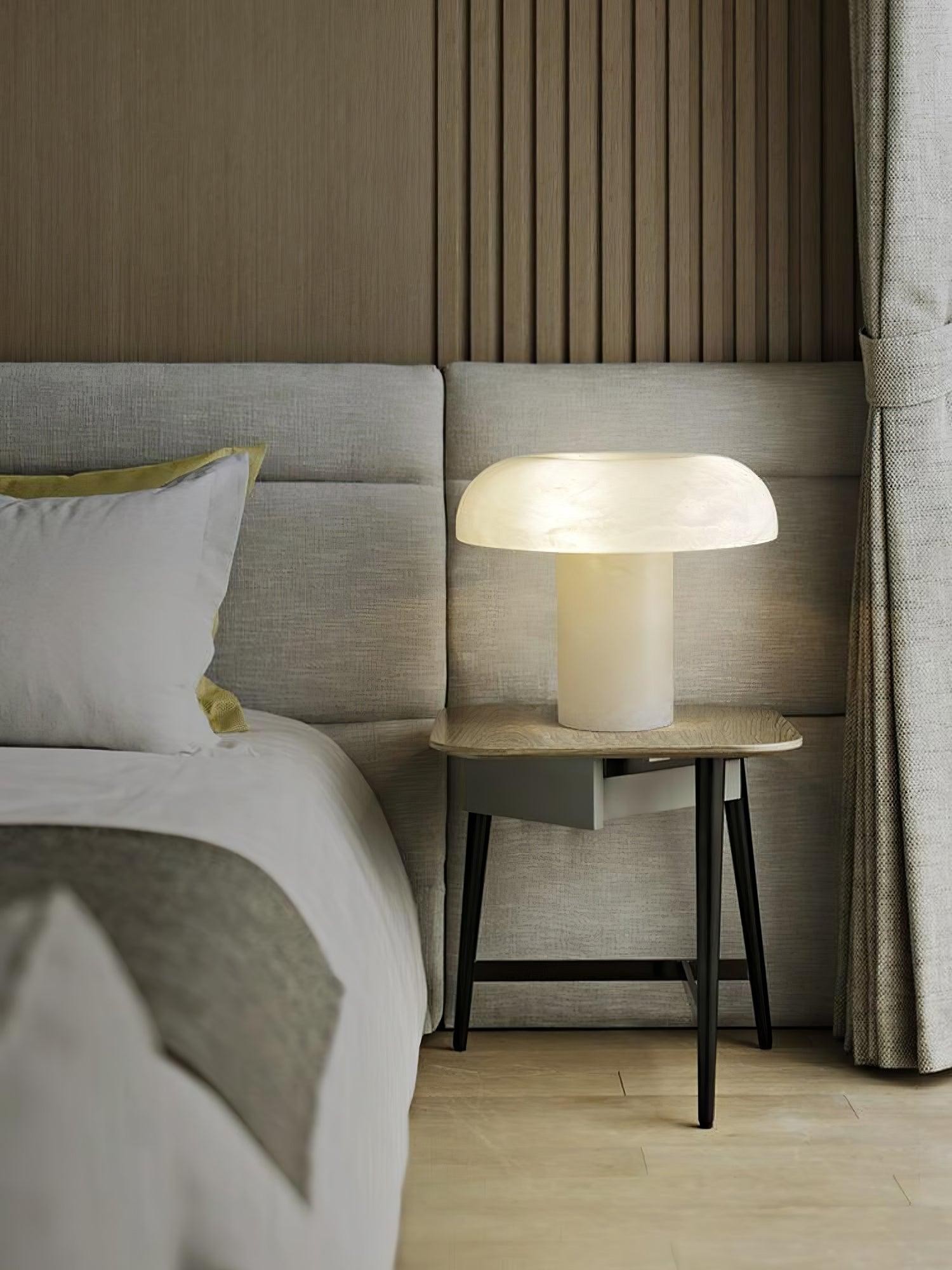 Creative Minimalist Luxury Alabaster Table Lamp For Bedroom M344