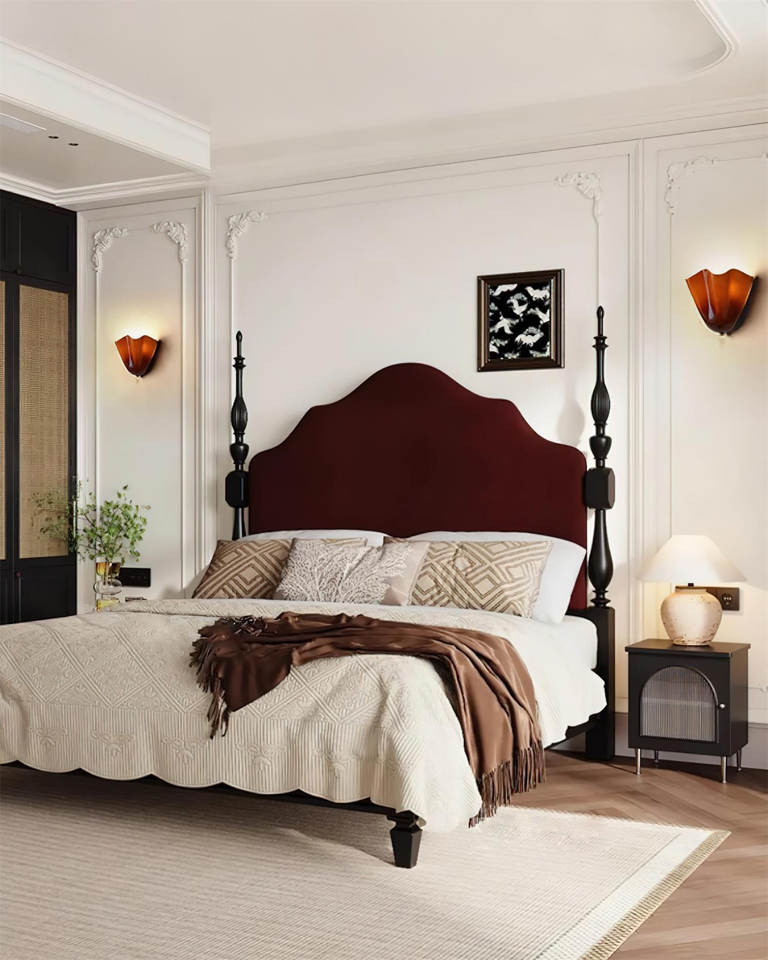 Bellina Modern Glass Wall Sconce - Ambient Lighting for Hallway P075