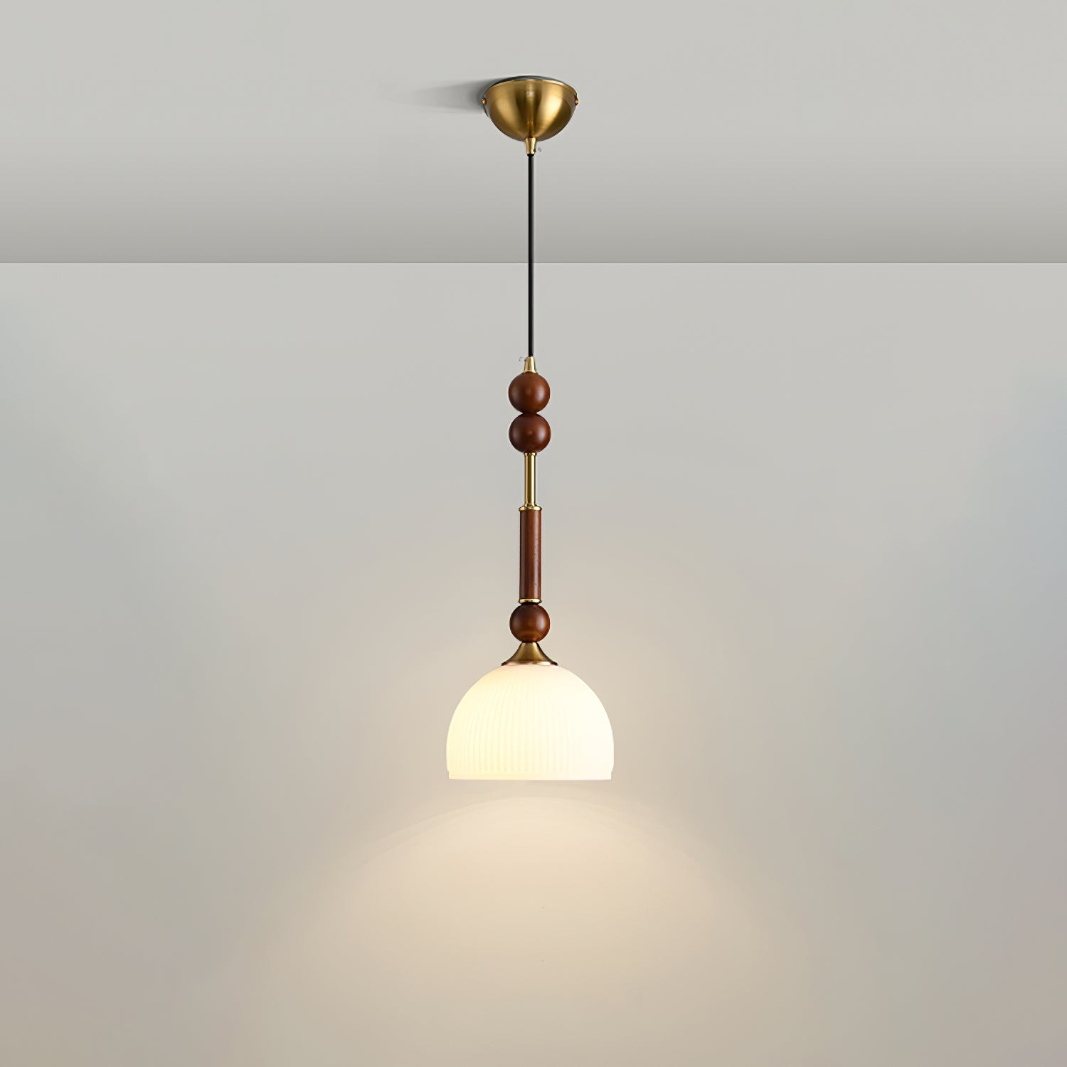 Retro Solid Wood Series Pendant Lamp M420