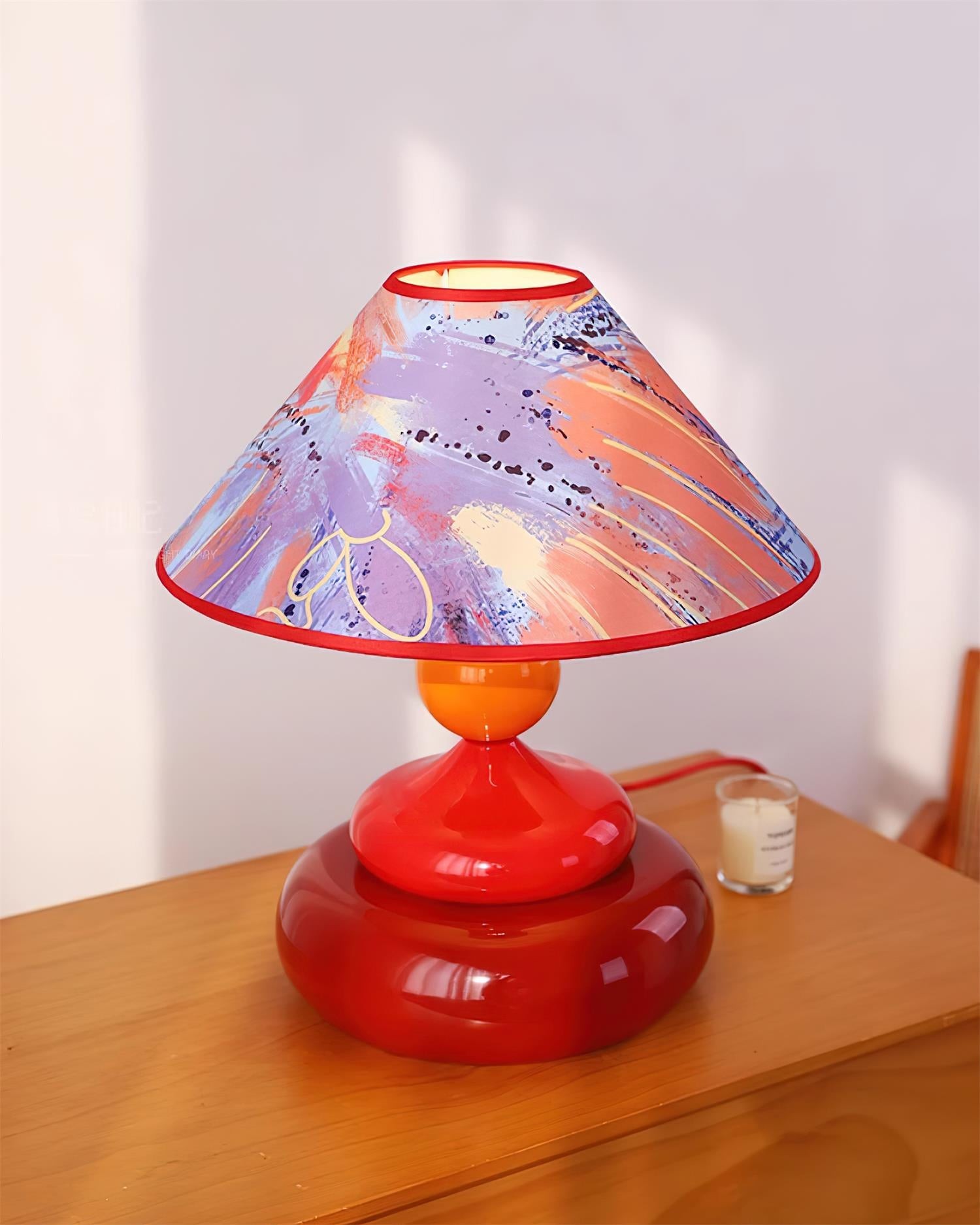 Retro Decorative Colorful Stacked Table Lamp M244