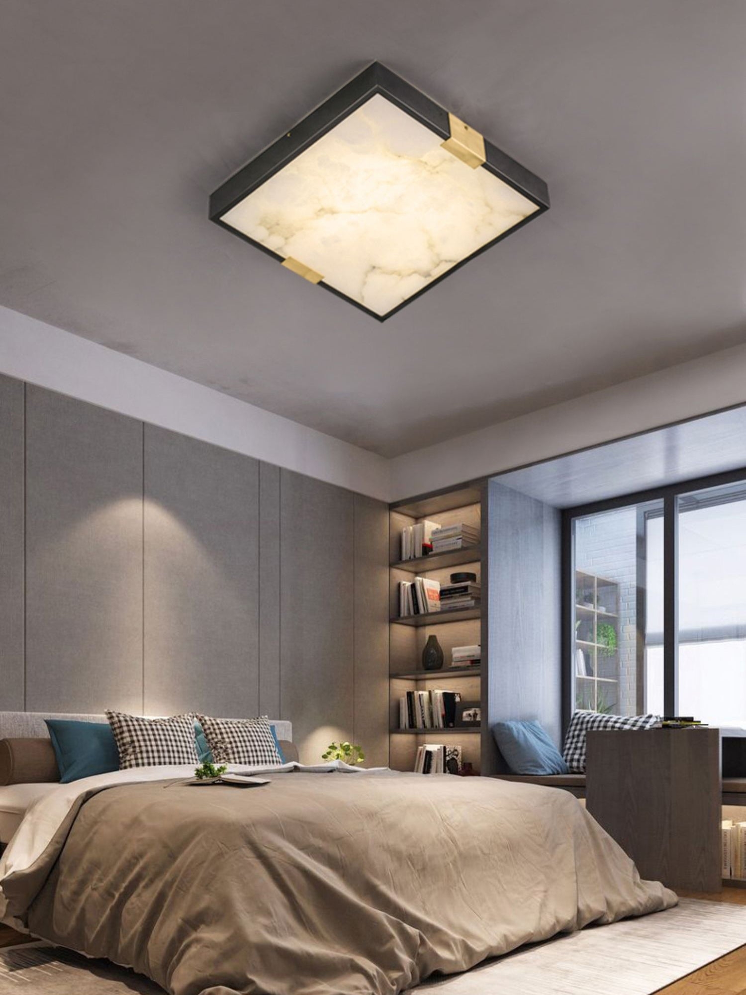 Lucien Alabaster Ceiling Light T1656