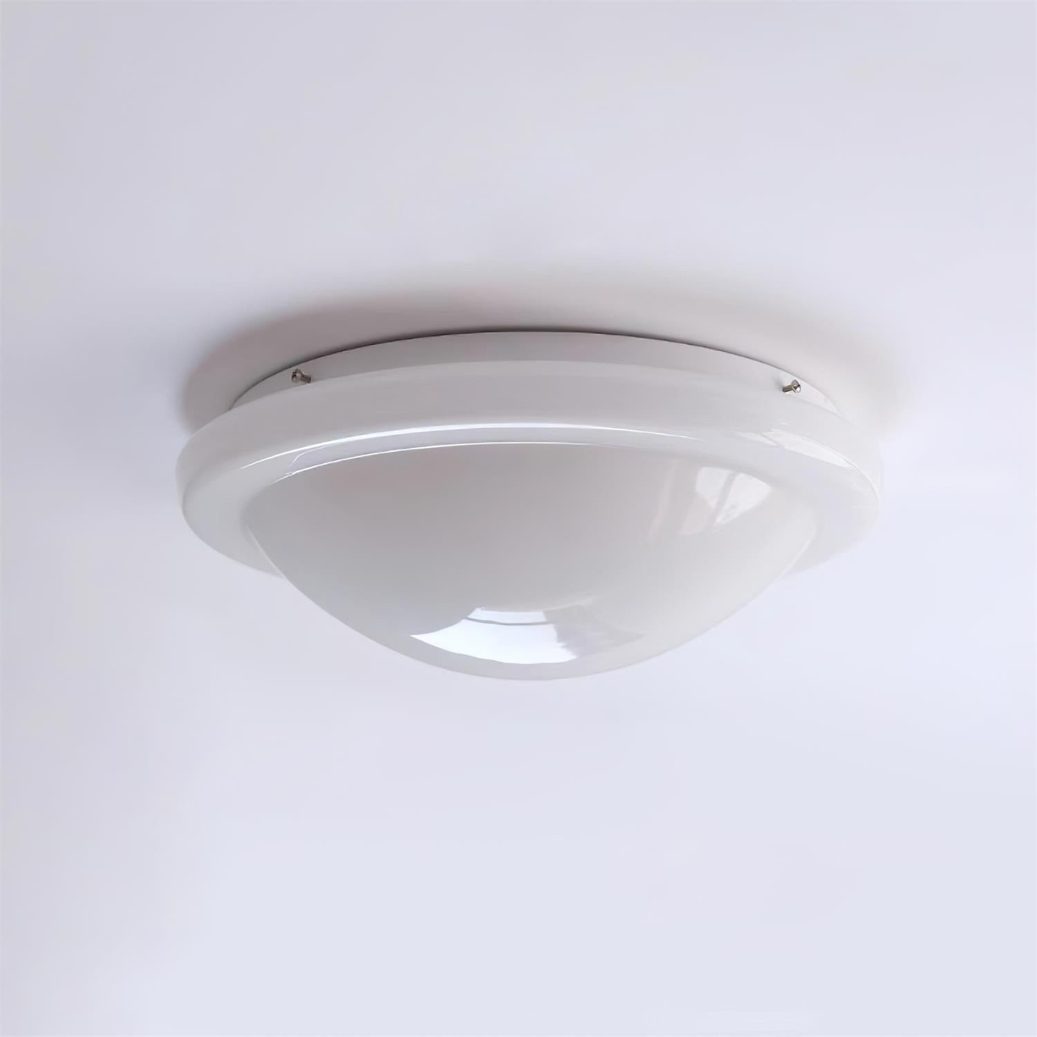 Modern Miminalist White Glass Led Ceiling Lamp M307