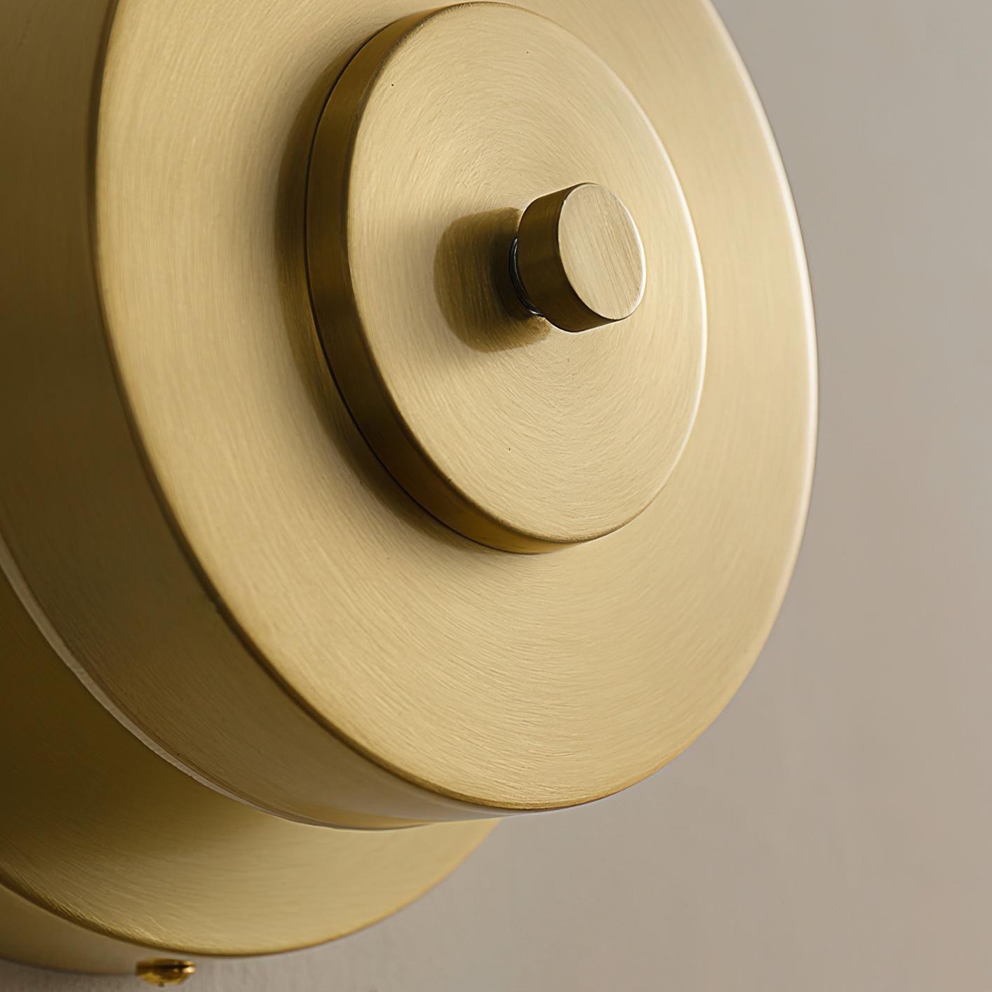 Postmodern Brass Glass Wall Lamp M112