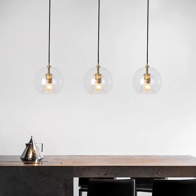 Modern Pleated Glass Pendant Light G49