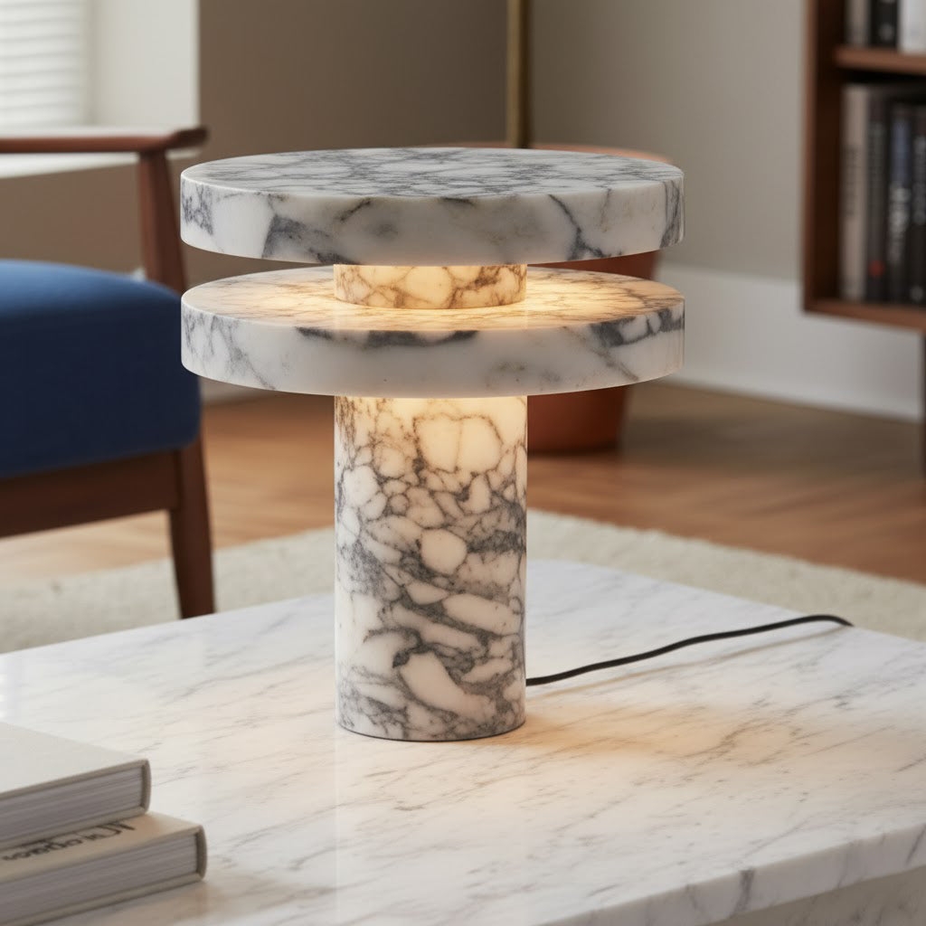 Pillar Marble Table Lamp T1791