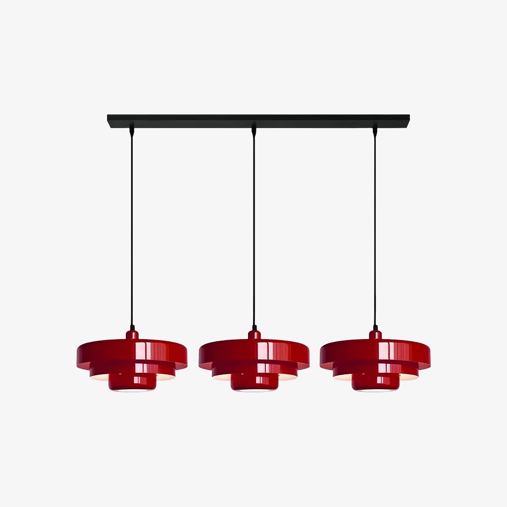 Triple Layer Disc Macaron Cake Pendant Lamp S103