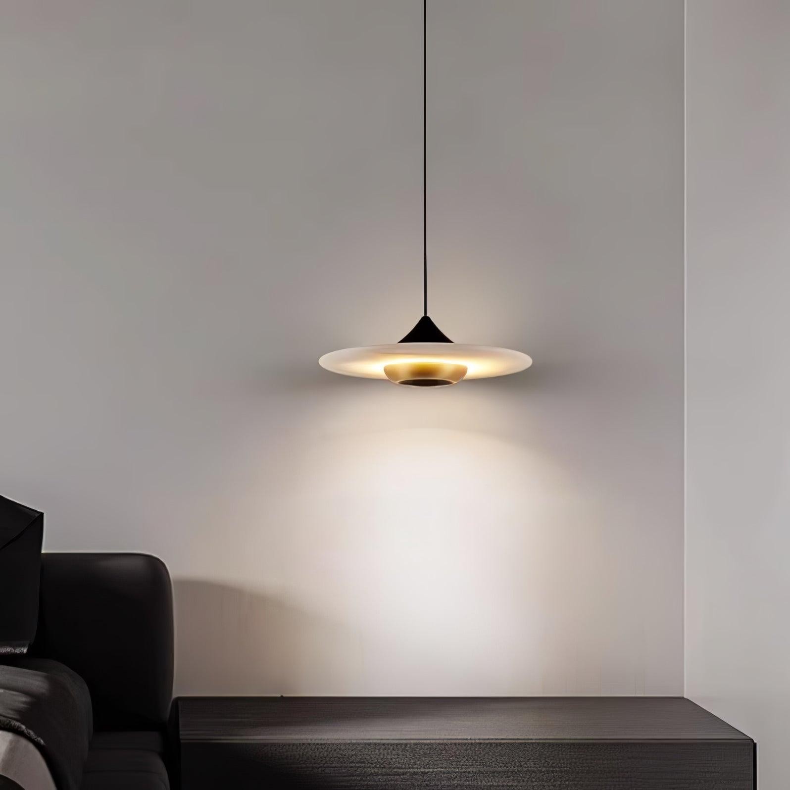 Flying Saucer Marble Pendant Lamp M455