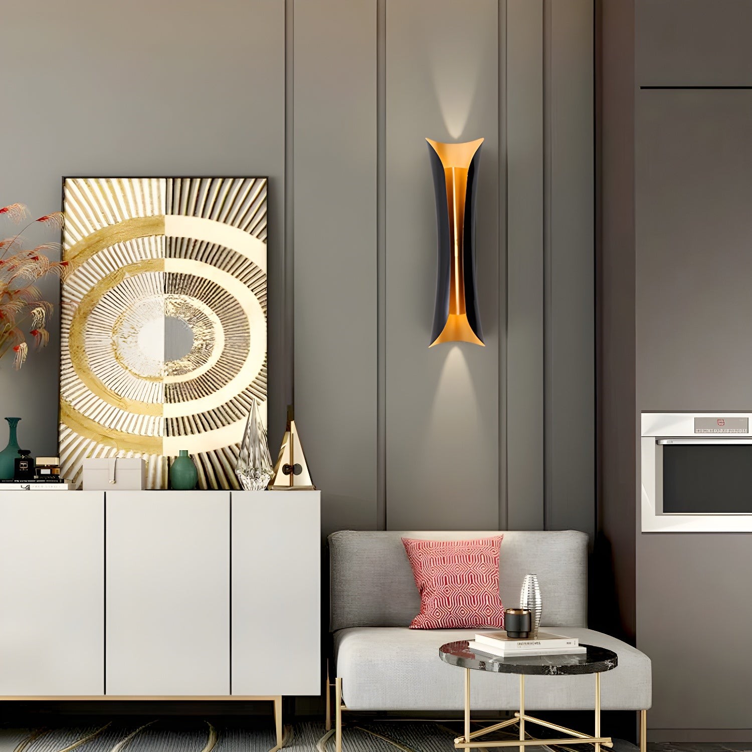 Flame Art Wall Sconce M554